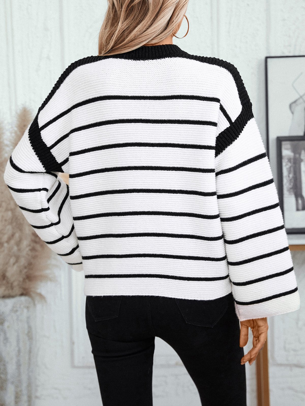 Striped Casual Sweater