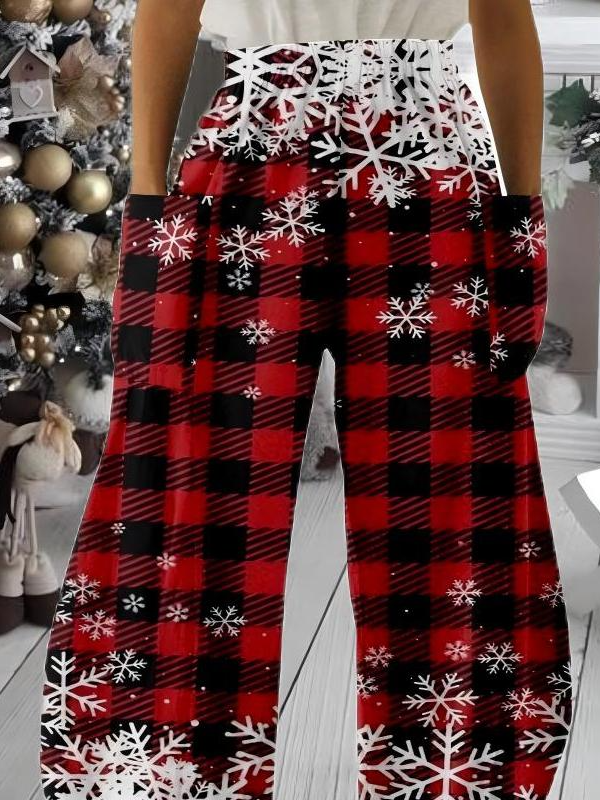 Loose Christmas Casual Pants