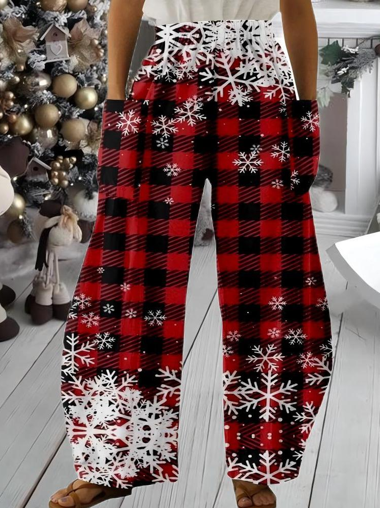 Loose Christmas Casual Pants