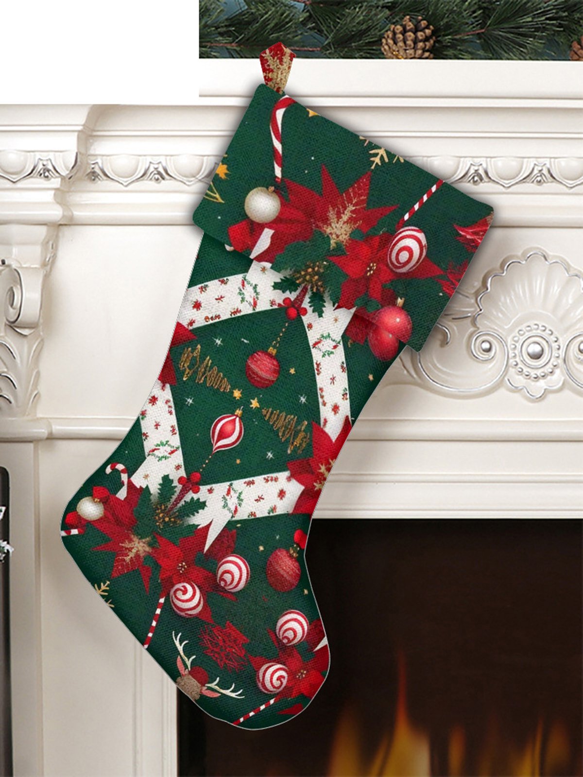 Christmas Print Socks