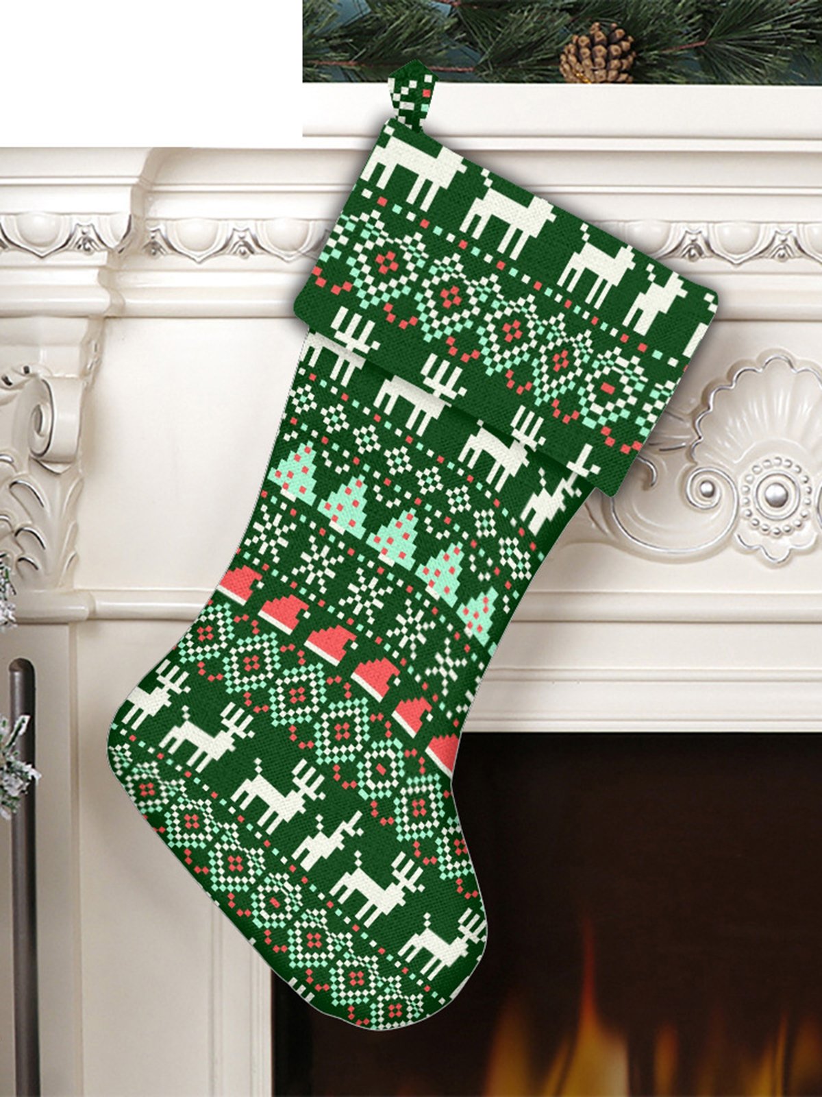 Christmas Print Socks