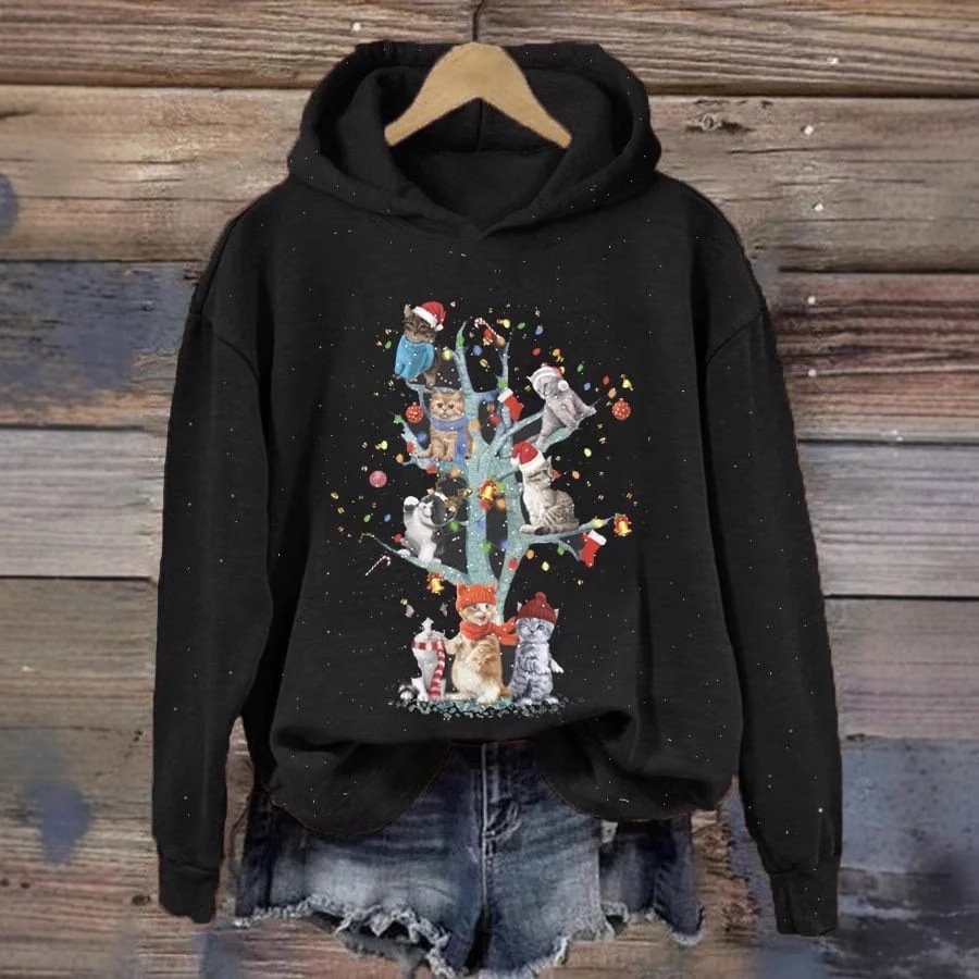 Casual Loose Christmas Hoodie Sweatshirt