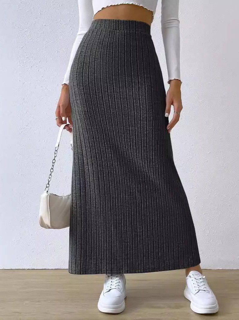 Simple Tight Plain Skirt