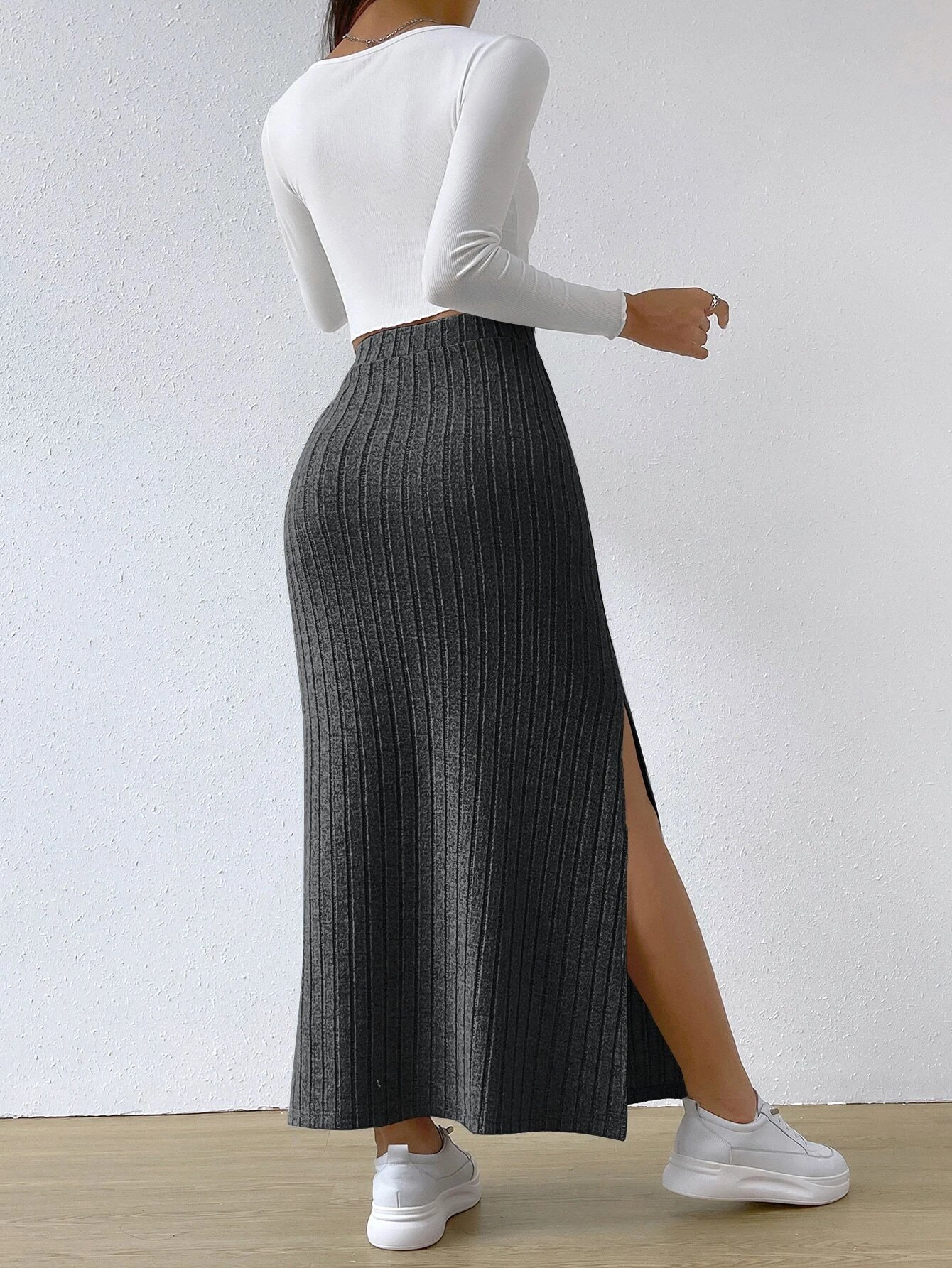 Simple Tight Plain Skirt