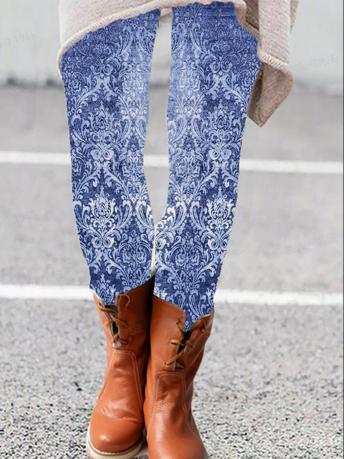 Ethnic Print Leggings