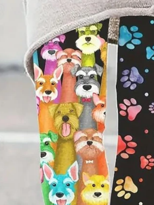 Dog Print Leggings