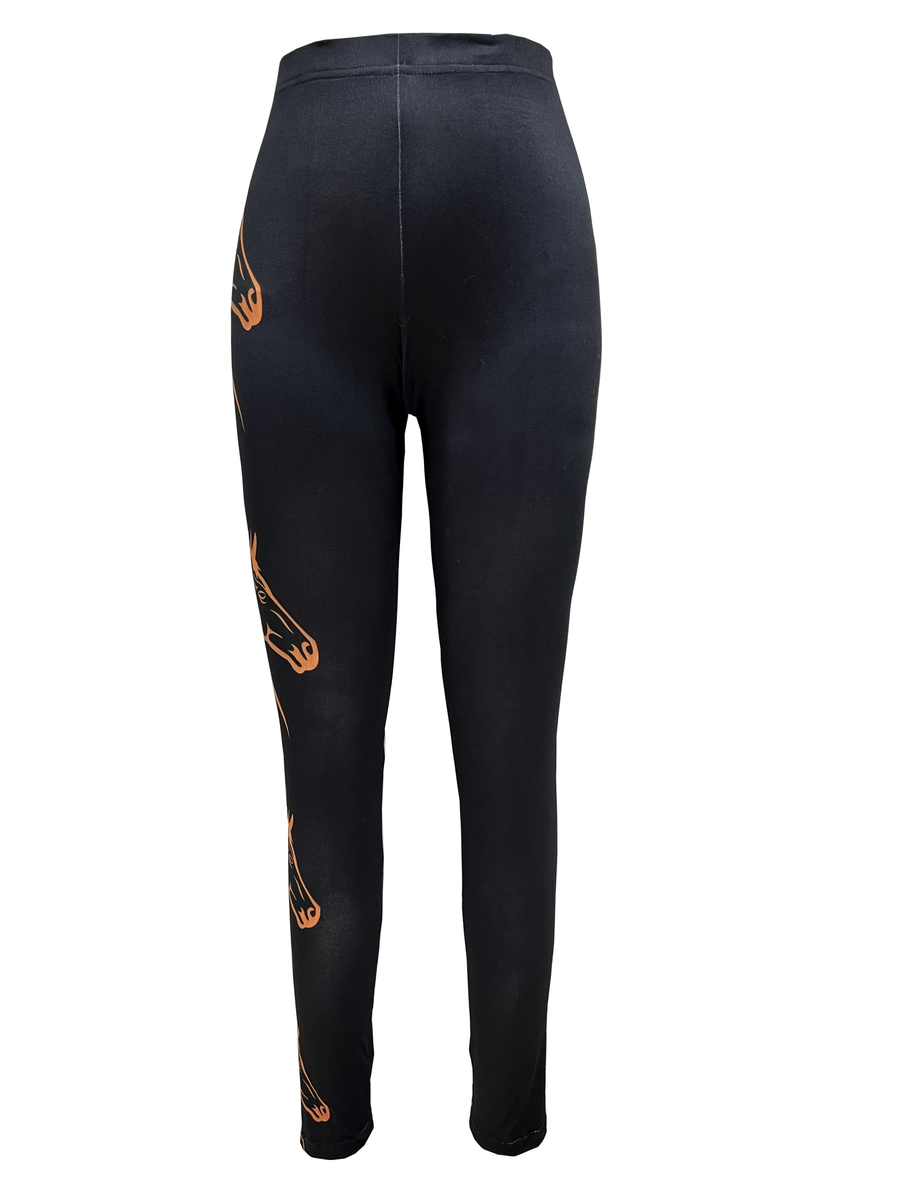 Casual Printed Tight Stretch Leggings