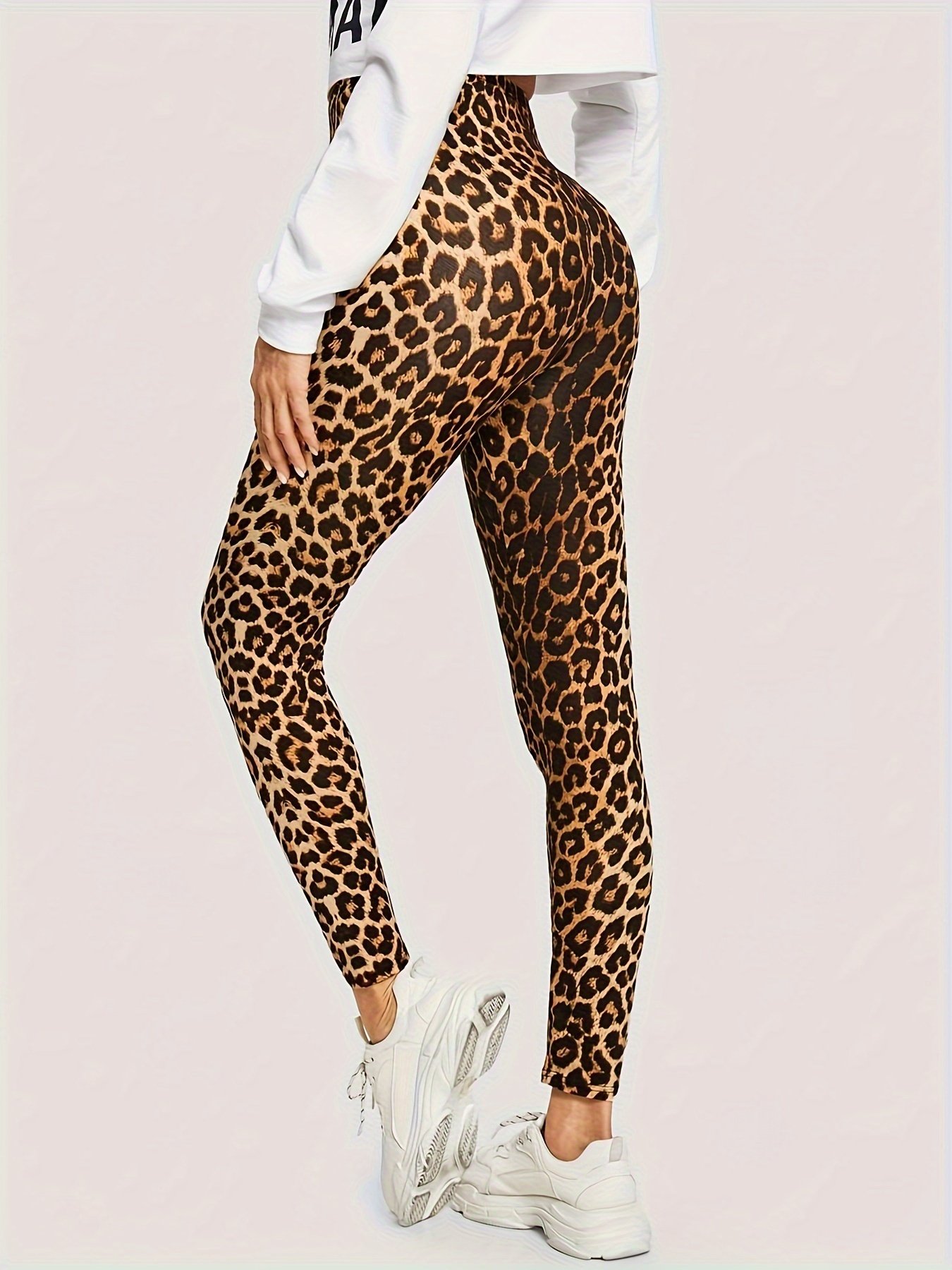 Leopard Print Tights Sexy Stretch Leggings