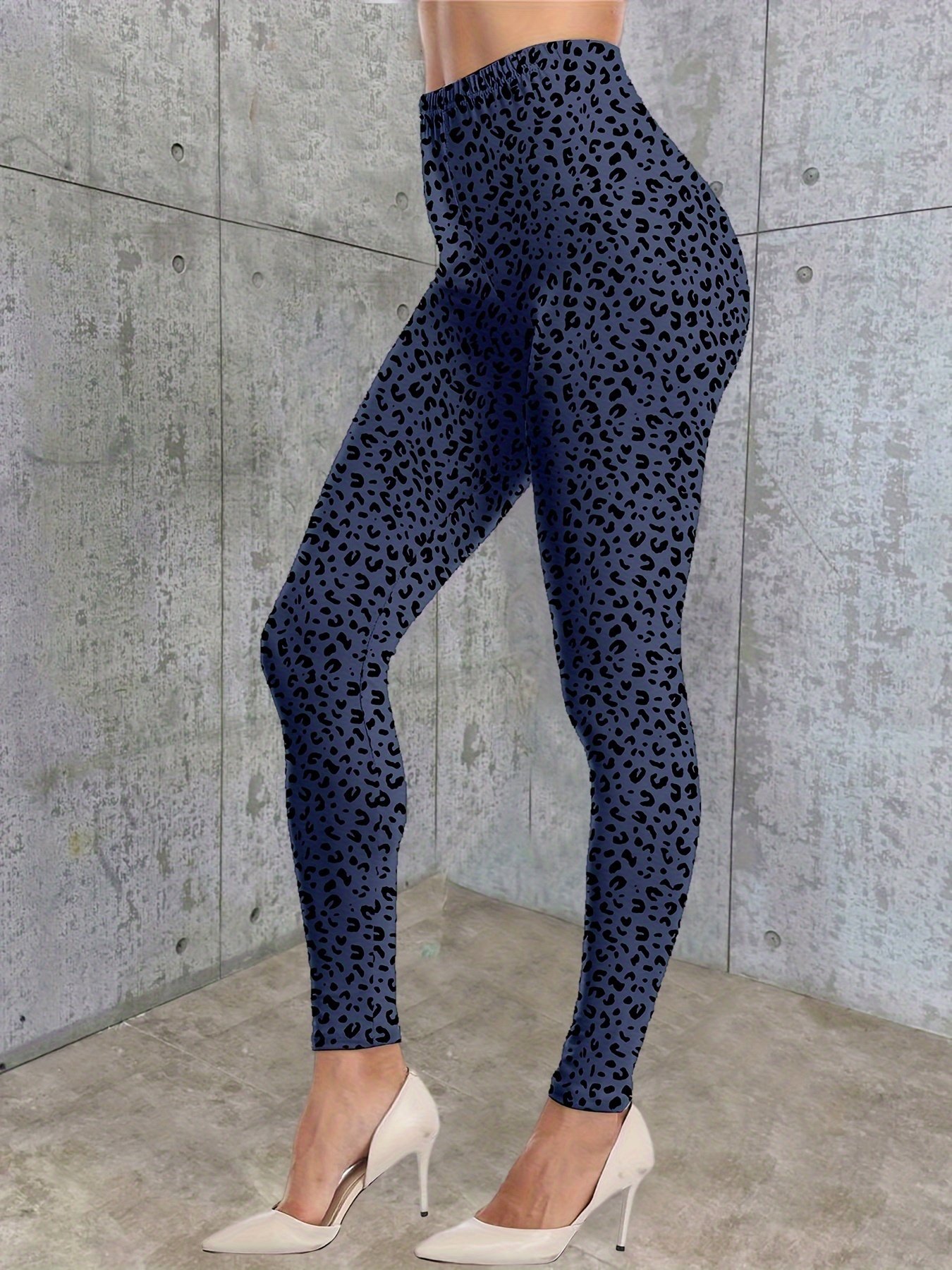 Leopard Print Tights Sexy Stretch Leggings