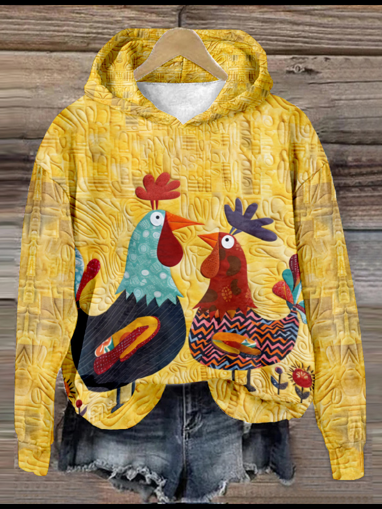 Turkey Casual Loose Hoodie Sweatshirt