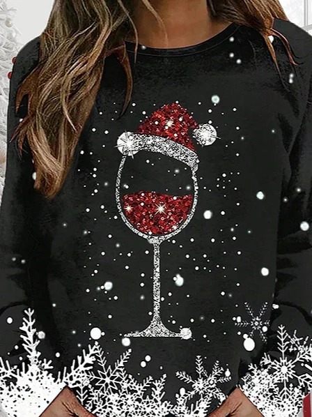 Loose Christmas Casual Sweatshirt