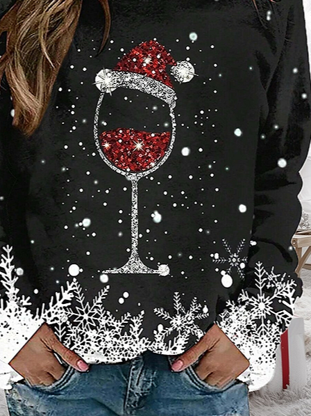 Loose Christmas Casual Sweatshirt