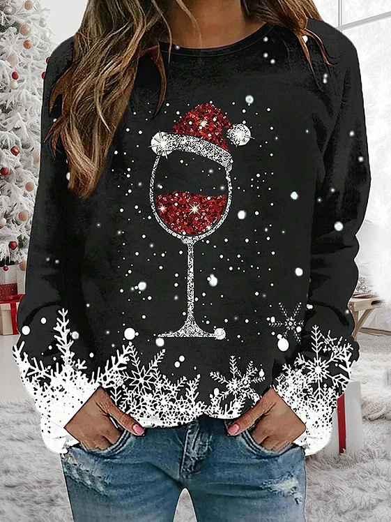 Loose Christmas Casual Sweatshirt