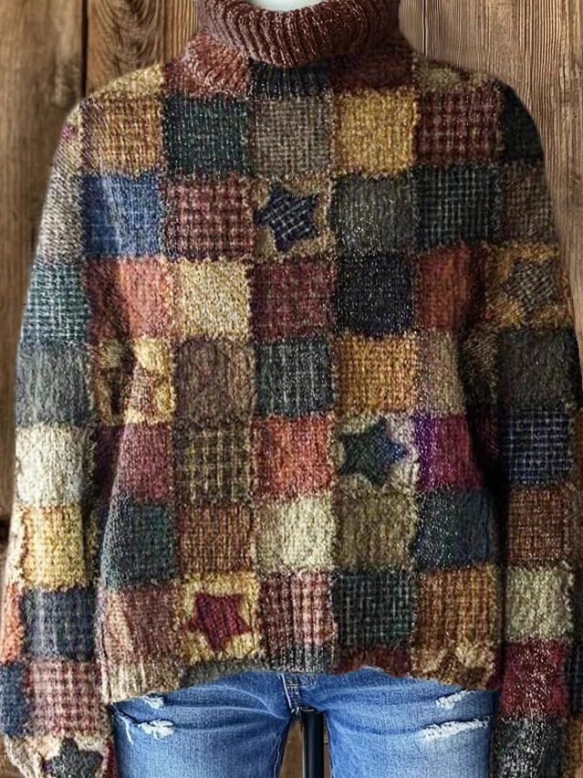 Casual Geometric Sweatshirt