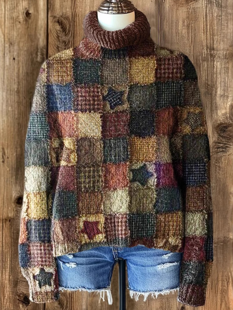 Casual Geometric Sweatshirt
