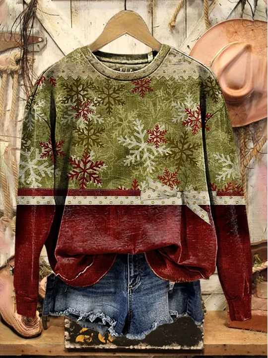 Christmas Casual Loose Sweatshirt