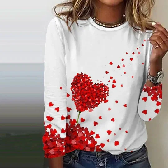 Jersey Casual Floral T-Shirt