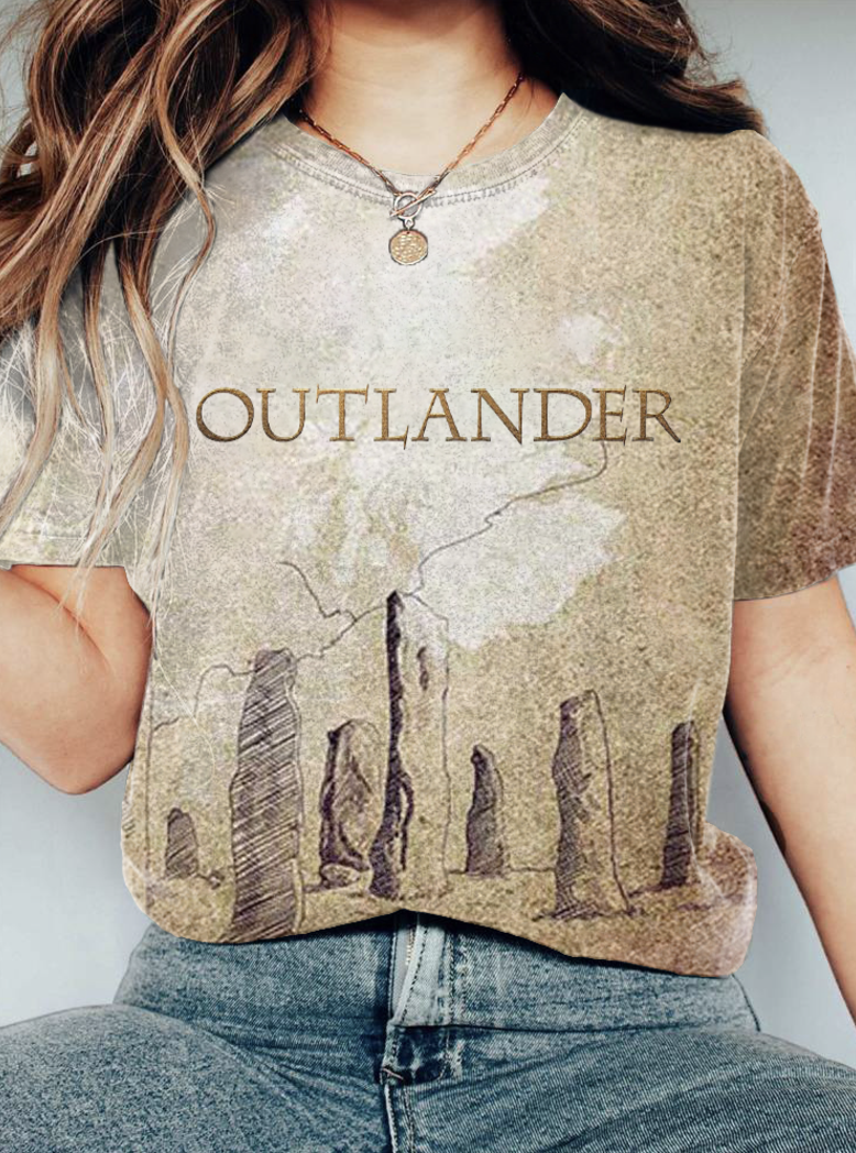 Historical Tv Series Inspired Print Vintage T-Shirt