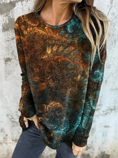 Jersey Crew Neck Casual T-Shirt