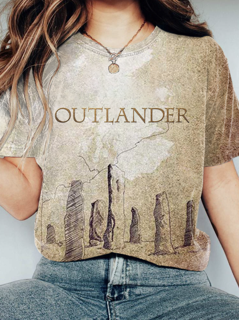 Historical Tv Series Inspired Print Vintage T-Shirt