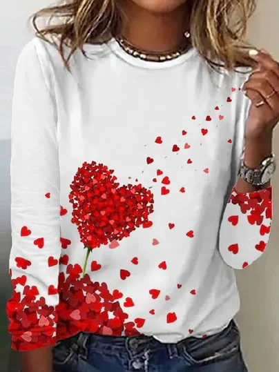 Jersey Casual Floral T-Shirt