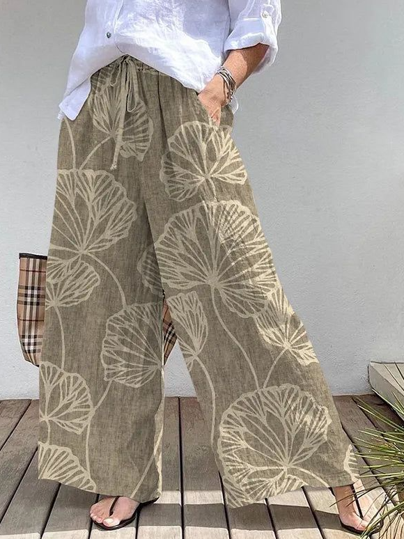 Vintage Loose 3D Printing Pants