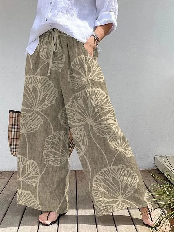 Vintage Loose 3D Printing Pants