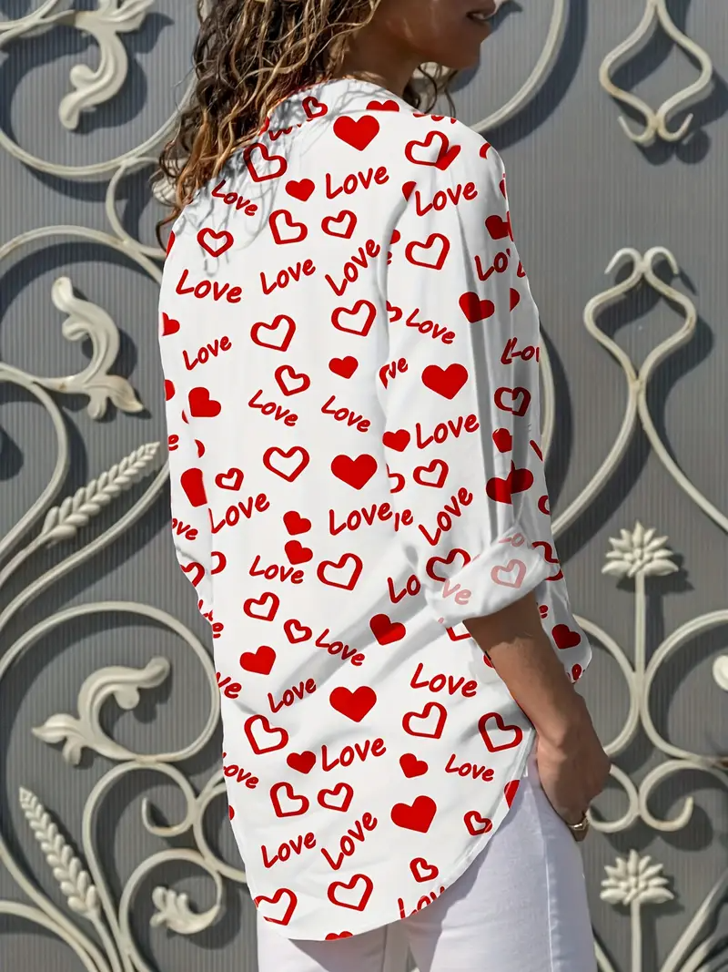 Valentine's Day Fashion Women's Casual Shirts