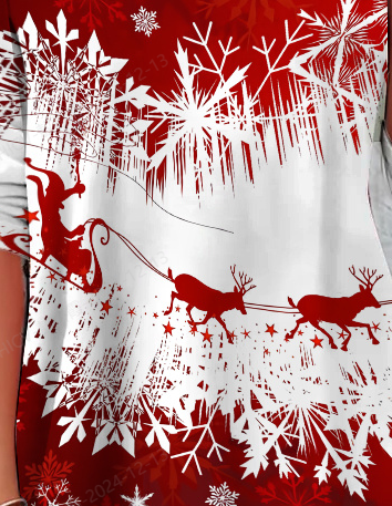 Christmas elk  Long Sleeve T-shirt