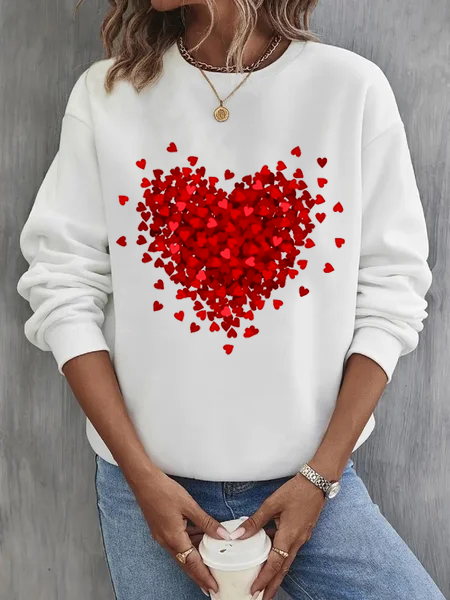 Heart Valentine's Day Sweatshirt