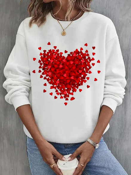 Heart Valentine's Day Sweatshirt