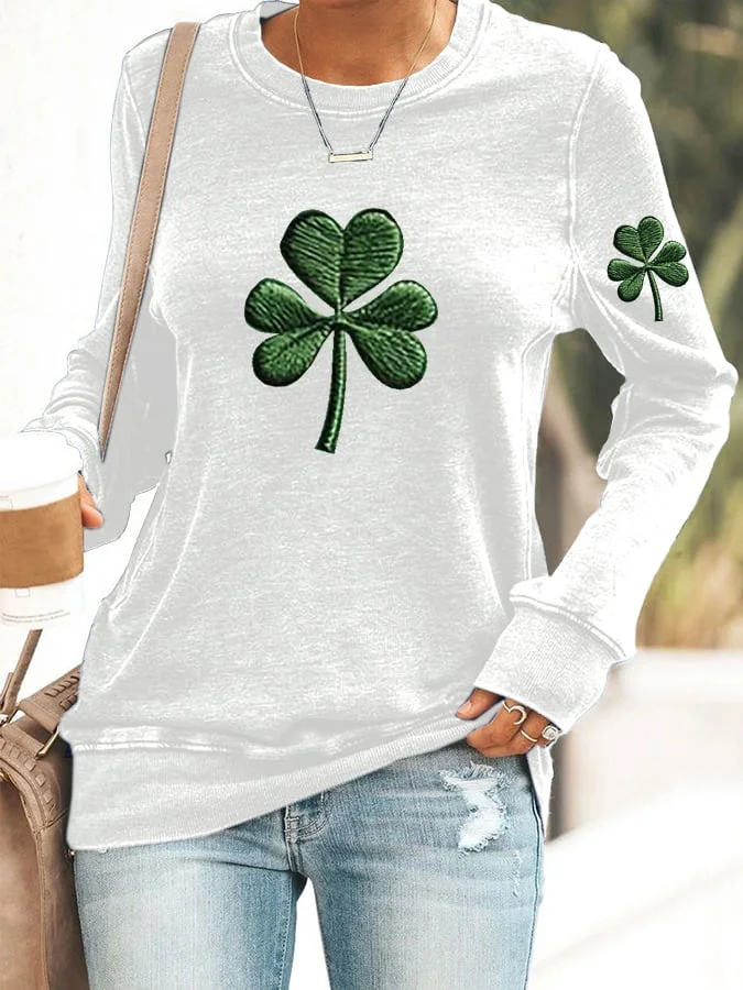 Women's St. Patrick's Day Casual Printed Sweatshirt