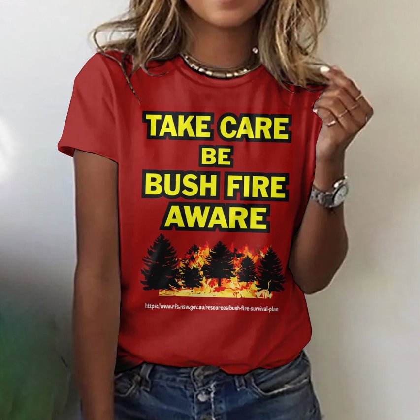 Forest Fire Awareness Short Sleeve T-shirt