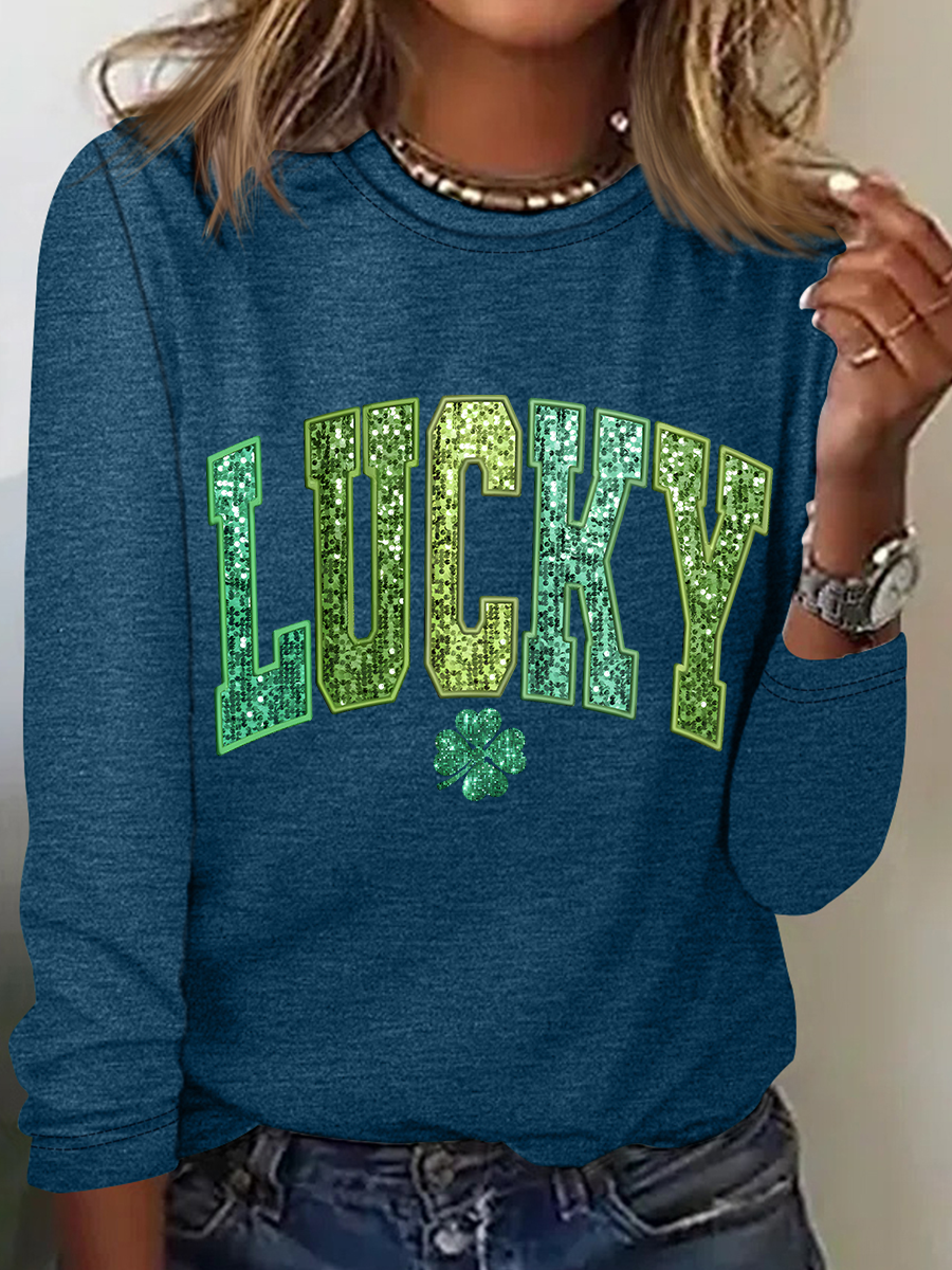 St Patrick's Lucky Casual Long Sleeve Shirt