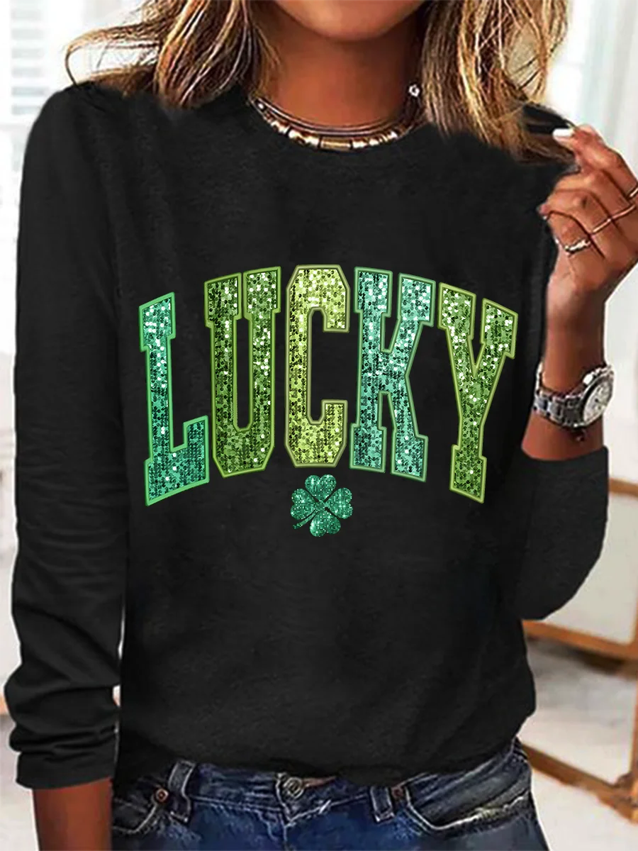 St Patrick's Lucky Casual Long Sleeve Shirt