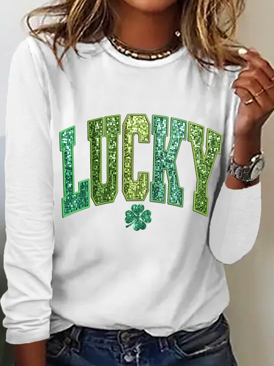 St Patrick's Lucky Casual Long Sleeve Shirt