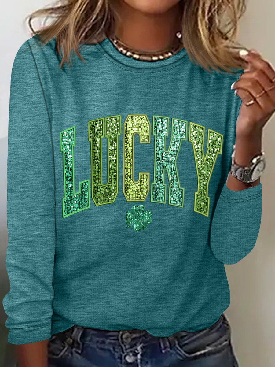 St Patrick's Lucky Casual Long Sleeve Shirt