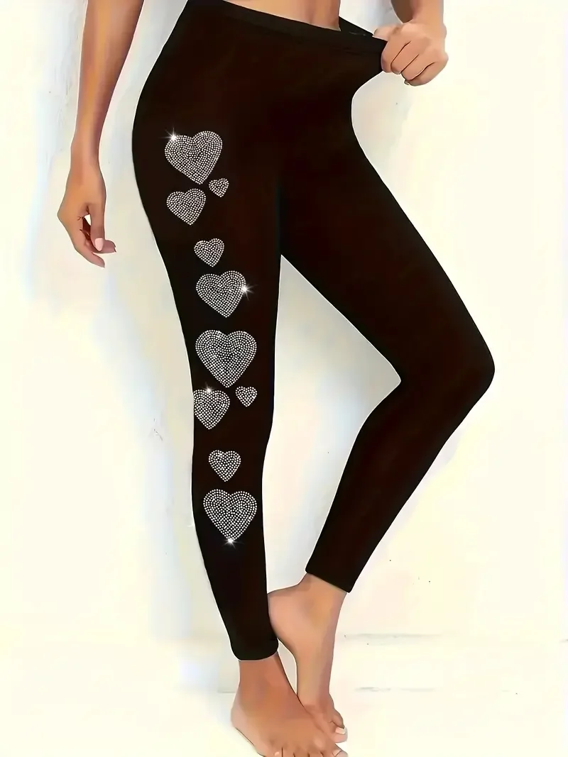 Women's Love Valentine's Day Casual Leggings