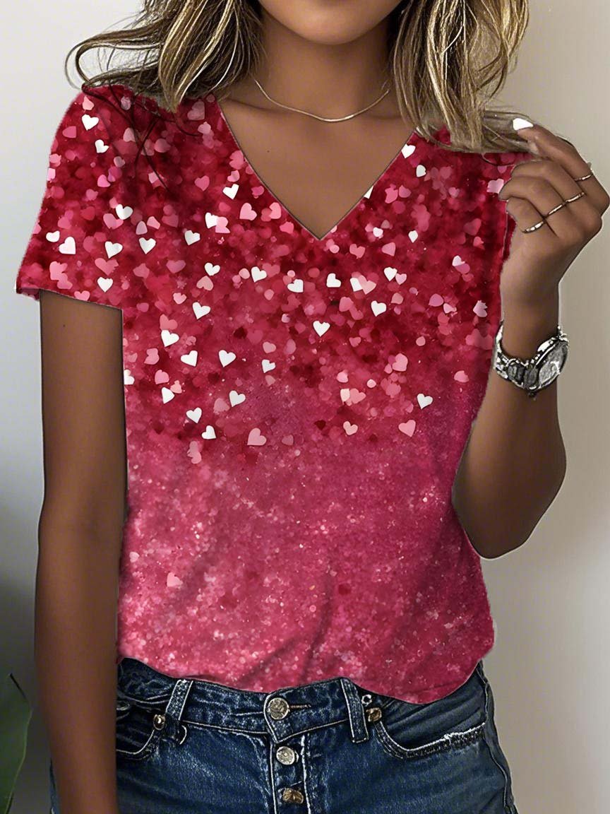 Valentine's Day Casual T-Shirt