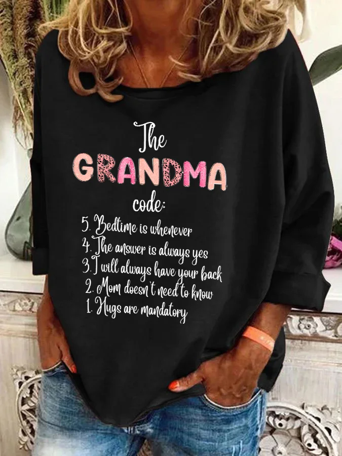 The Grandma Code Casual Sweatshirt
