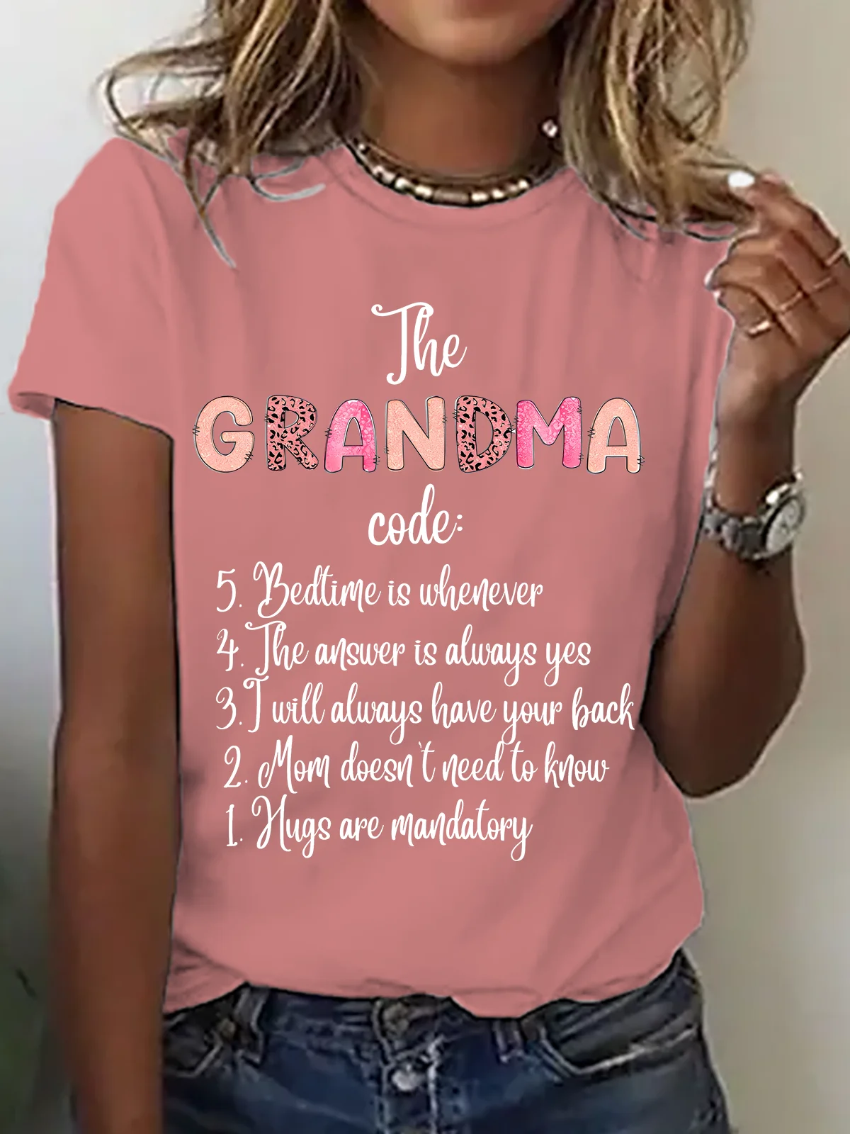 The Grandma Code Cotton T-Shirt