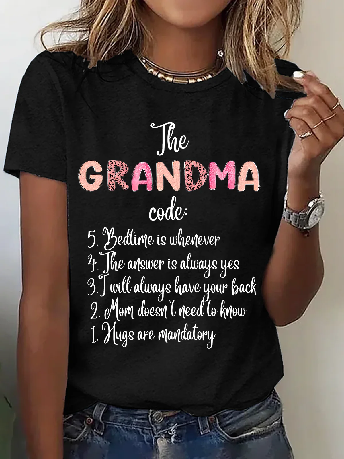 The Grandma Code Cotton T-Shirt