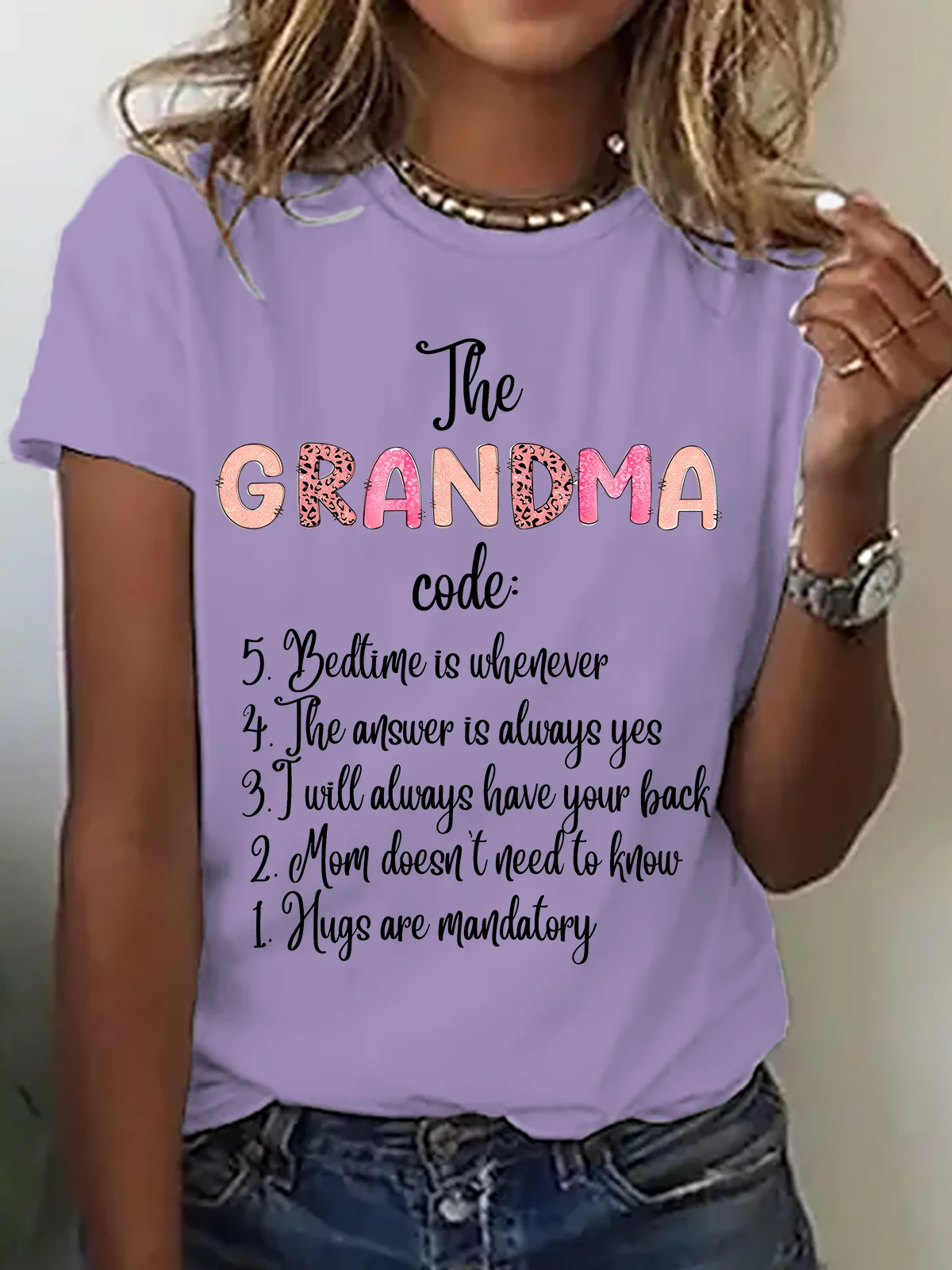 The Grandma Code Cotton T-Shirt