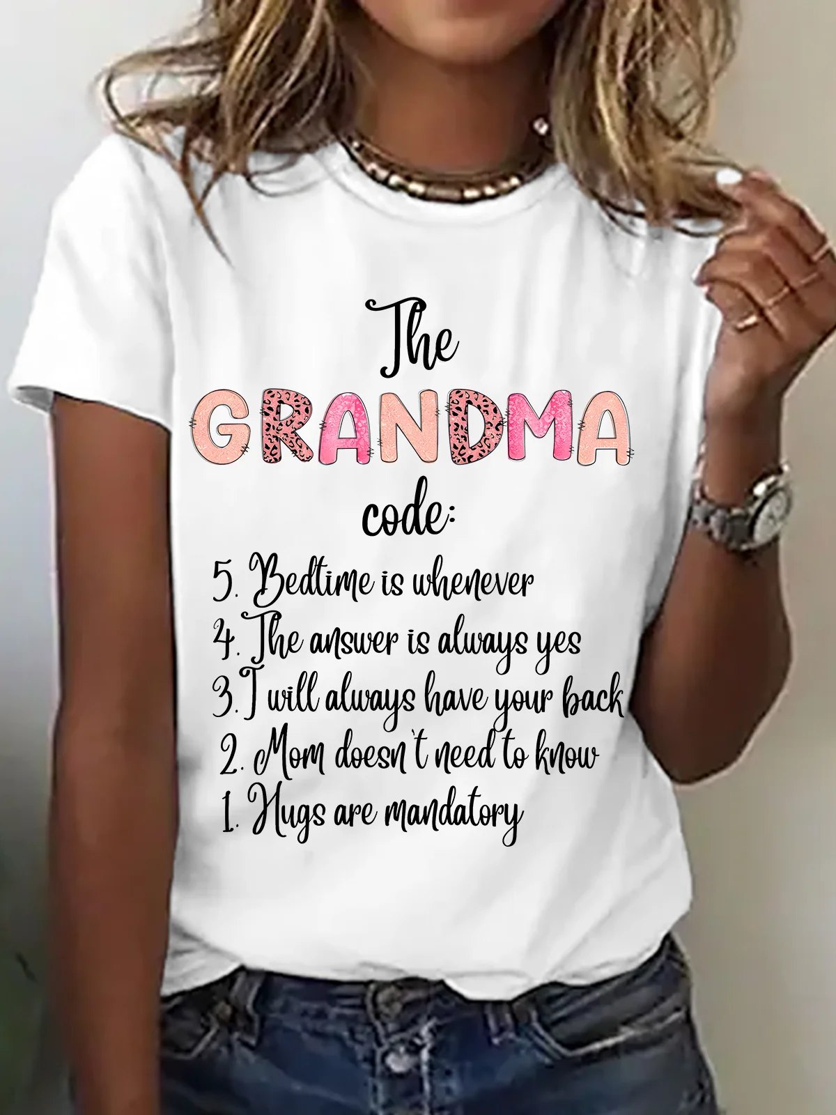 The Grandma Code Cotton T-Shirt