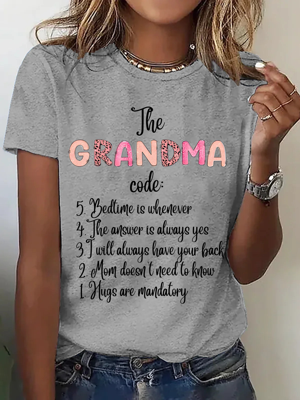 The Grandma Code Cotton T-Shirt