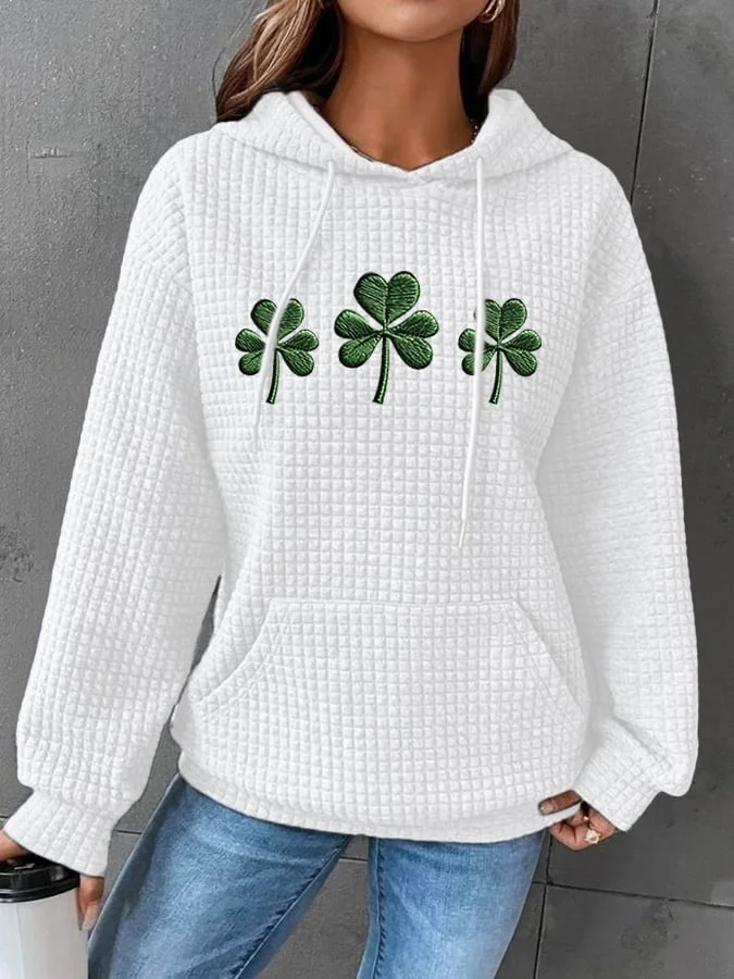 Women's St. Patrick's Day Print Casual Hoodie