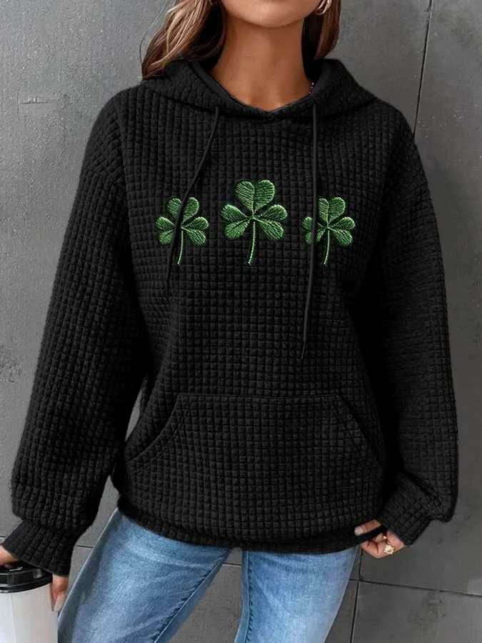 Women's St. Patrick's Day Print Casual Hoodie