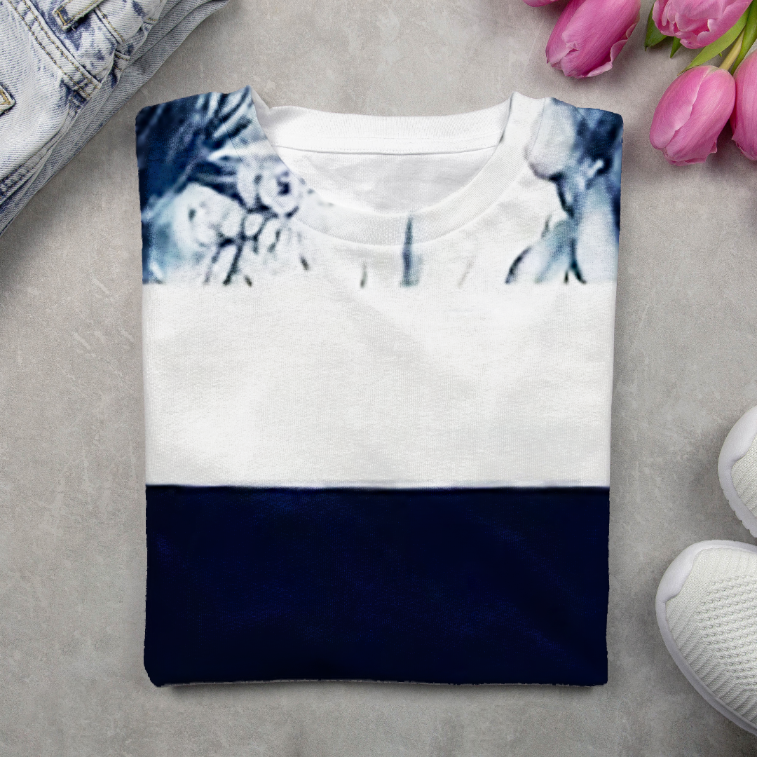 Women's Long Sleeve T-shirt Spring/Fall As Picture Floral Printing Jersey Crew Neck Daily Going Out Casual Top