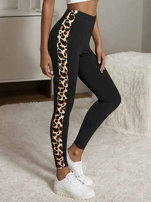 Women's Leopard Print Spring Casual Leggings