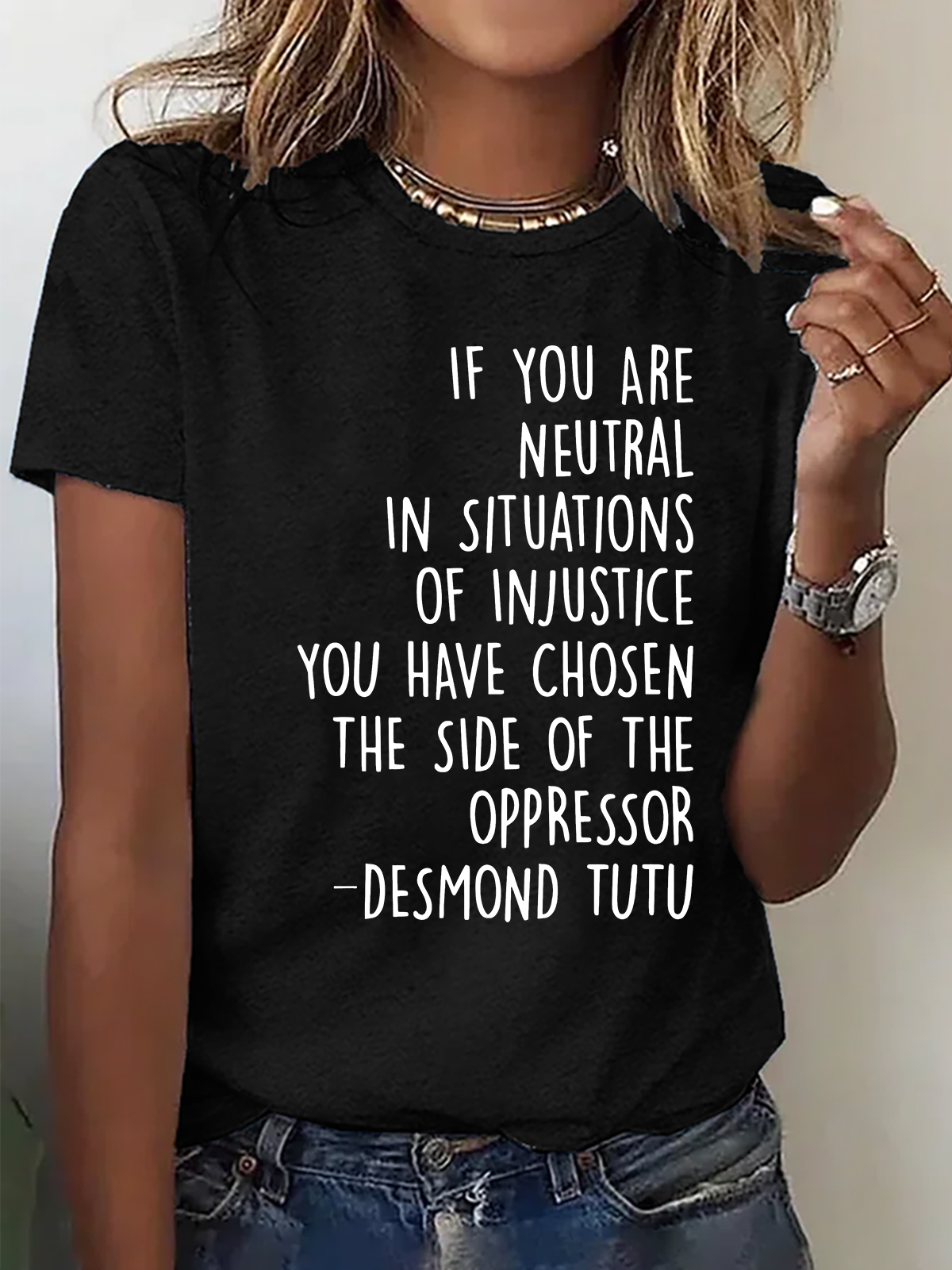 Human Rights , Feminist , Justice , Equal Rights Cotton T-Shirt